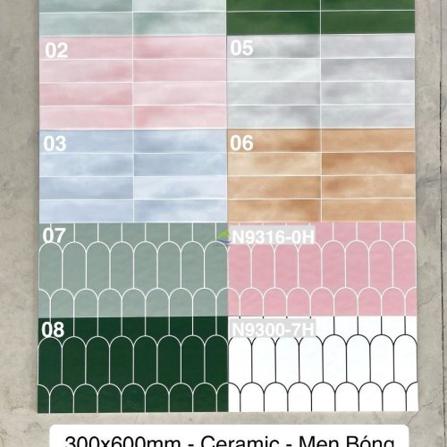 GẠCH ỐP LÁT TRANG TRÍ 300 x 600 mm