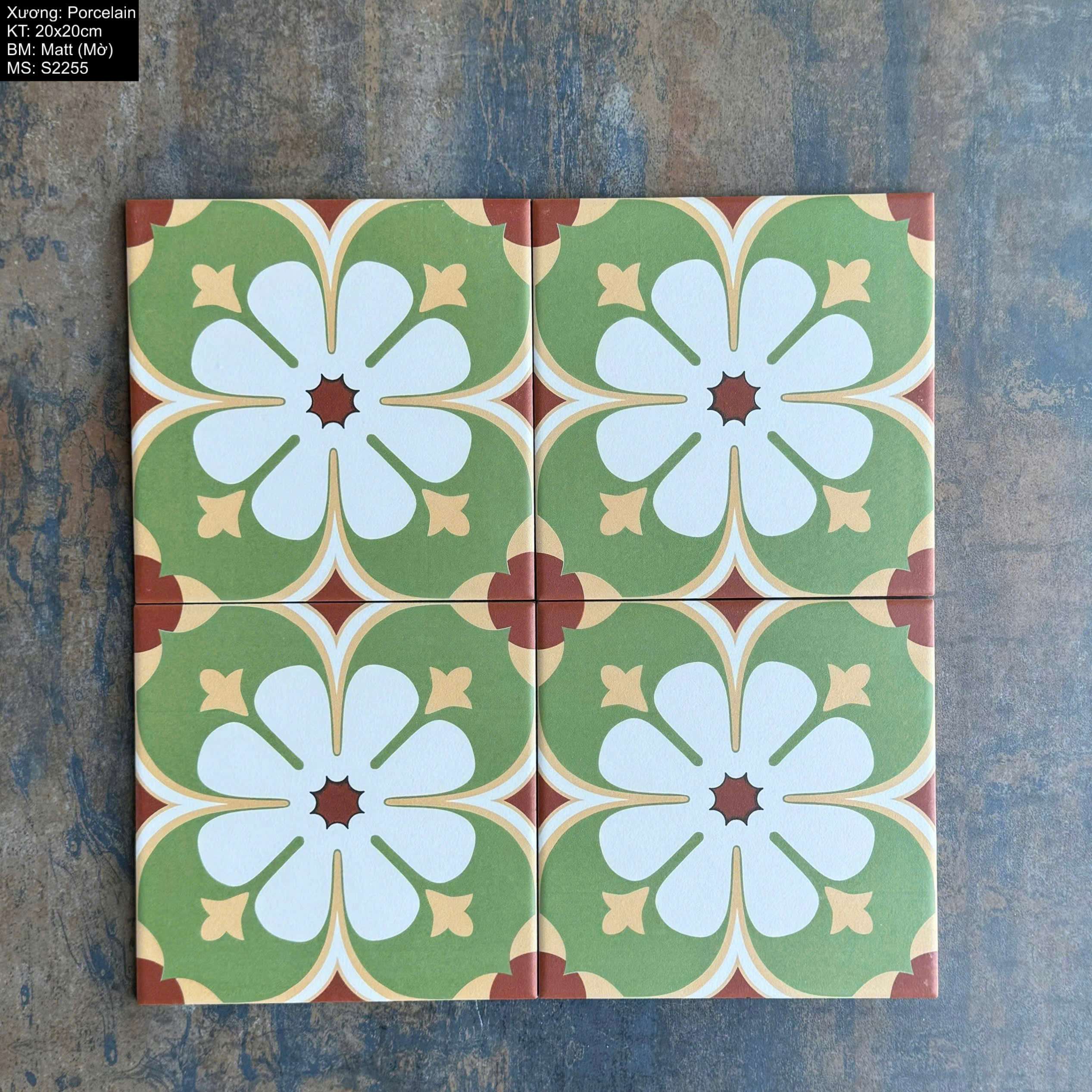 GẠCH BÔNG MEN S2255